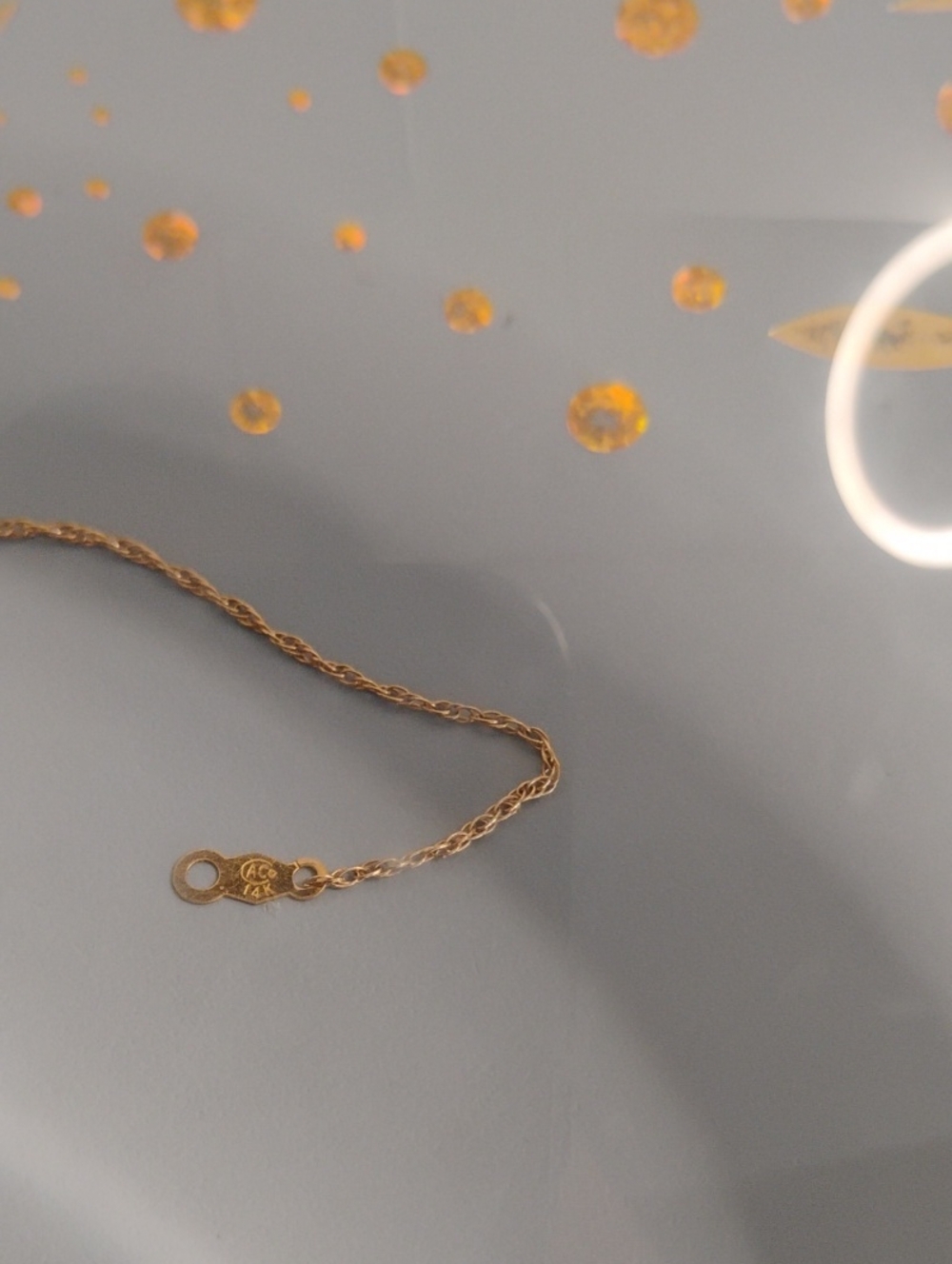 Rope Chain 14 K Gold Necklace - Picture 5 of 11